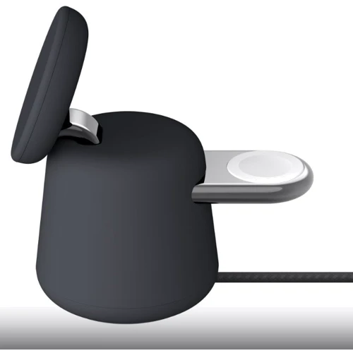 Зарядное устройство Belkin Wireless Charger Base Station MagSafe 15W Charcoal Mass (WIZ020VFH36) for iPhone 16 I 15 I 14 I 13 I 12 series and Apple Watch: Тип беспроводное