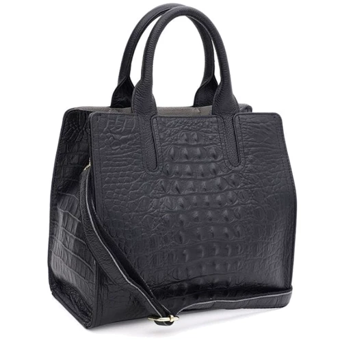 Жіноча сумка тоут Keizer чорна (K1KS81853bl-black): Стать Женский