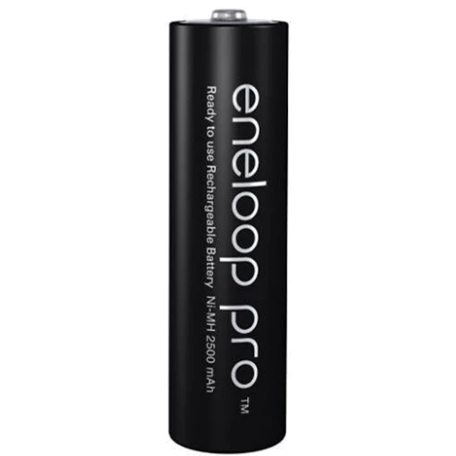 Panasonic AA Eneloop 2500mAh Pro NI-MHx2 (BK-3HCDE/2CP): Емкость 2500mAh