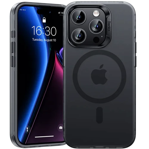Чехол для iPhone Benks MagClap Lucid Armor Protective Black Titanium for iPhone 15 Pro Max