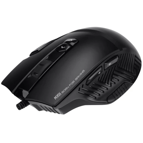 Мишка Marvo M355 7colors-LED USB Black (M355): Тип сенсора оптический