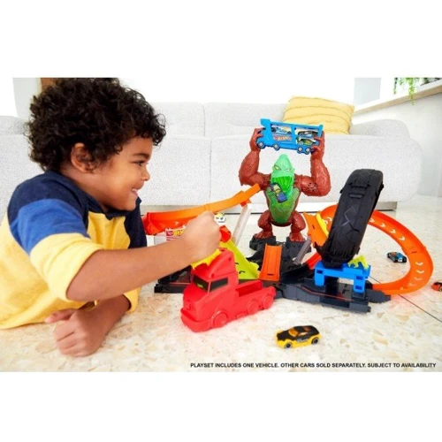 Игровой набор Нападение токсической гориллы Hot Wheels