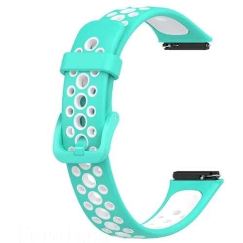 Ремінець BeCover Vents Style Turquoise-White (709444) for Huawei Band 7: Тип ремінець