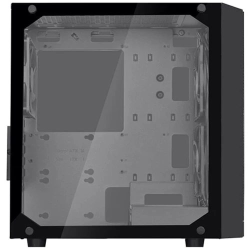 Корпус Silverstone PS15 PRO (SST-PS15B-PRO): Матеріал передній панелі пластик, сталь