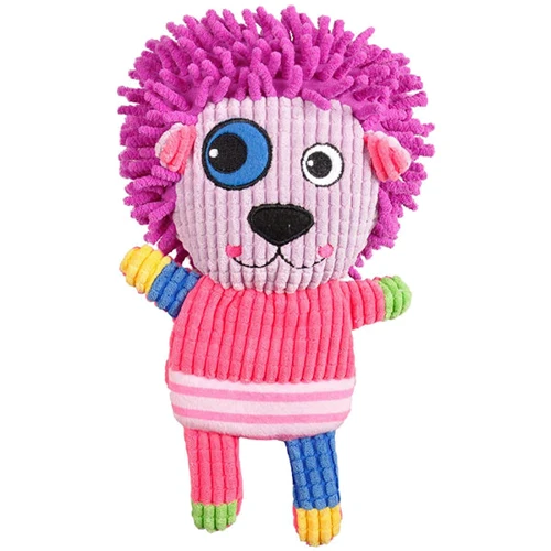 М'яка іграшка Flamingo Corduroy Lion лев для собак 24 см