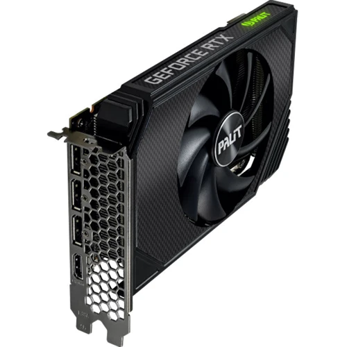 Видеокарта Palit Nvidia GeForce RTX 3050 STORMX 8GB GDDR6 BULK (NE63050019P1-190AF) OEM: Тип памяти GDDR6