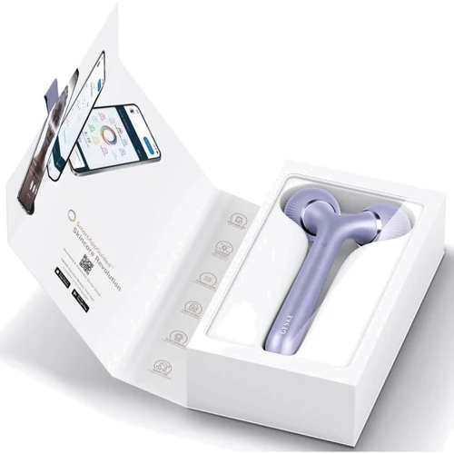 Массажер Звуковой ролик для лица и тела GESKE Sonic Facial & Body Roller 4 в 1 Purple (GK000041PL01)