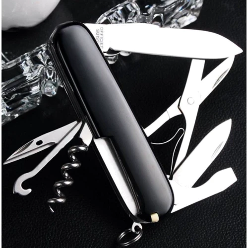 Мультитул Victorinox Climber 91мм/14функцій/чорний (1.3703.3B1): Кількість інструментів 14