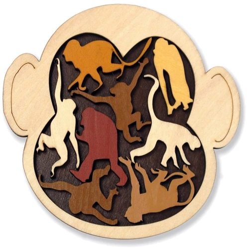 Constantin puzzle Monkey madness Обезьянье безумие