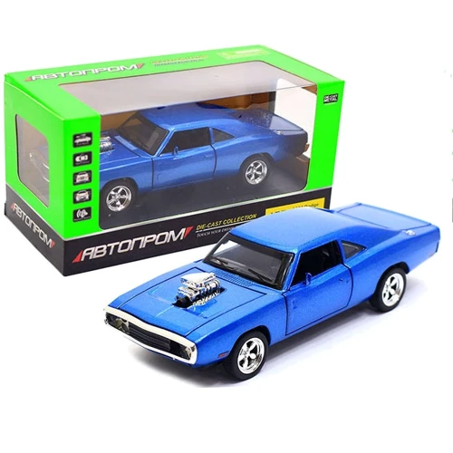 Машинка металл 32011 АВТОПРОМ, 1:32 1970 DODGE Charger RT, 4 цвета
