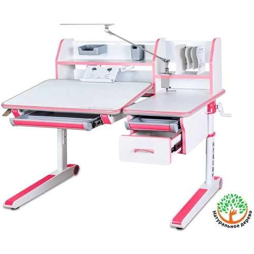 Детский стол Mealux Sherwood Plus W//PN (арт. BD-830 W/PN)