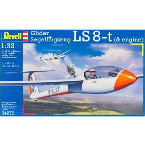 Самолет Revell Glider LS-8t (с мотором) (RV04273): Производитель Revell