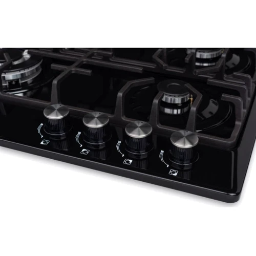 Варочная поверхность газовая Perfelli HGM 61620 BL: Количество конфорок 4
