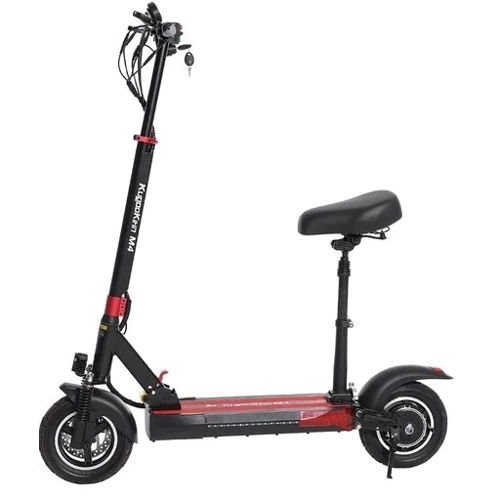 Електросамокат Kugoo Kirin M4 (500 Вт; 11 А/год; 48 В) чорний: Розмір 1150х600х1200 мм
