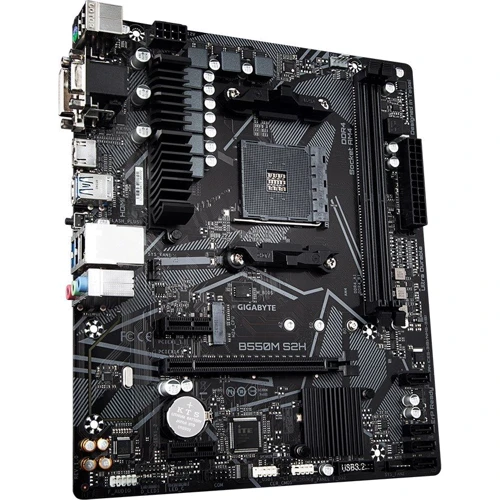 GIGABYTE B550M S2H: Оперативна пам'ять 2xDDR4 5000 МГц, до 64 ГБ