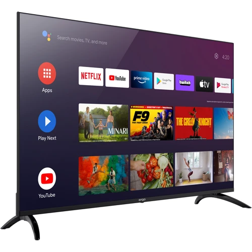 Телевизор Ergo 50GUS6500: Оснащение Встроенный медиаплеер, Smart TV
