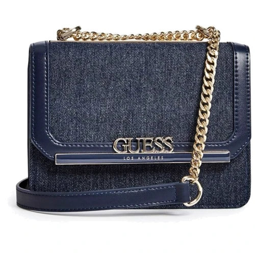 Женская сумка кросс боди GUESS темно-синяя (885503045075)