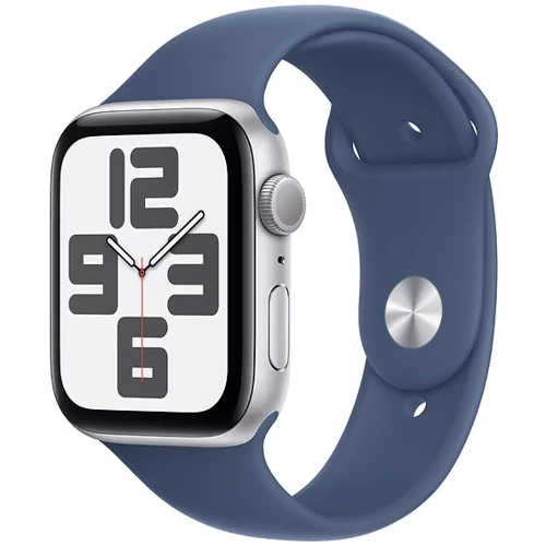 

Apple Watch Se 2 2024 40mm Gps + Cellular Silver Aluminium Case with Denim Sport Band - S/M (MXGF3)