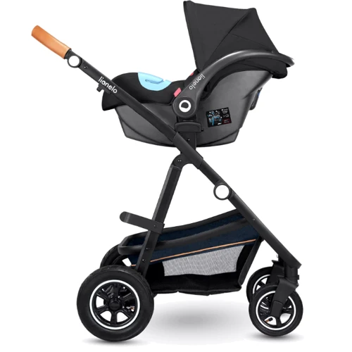 Коляска 3 в 1 Lionelo Amber Blue Navy: Ширина шасси 60