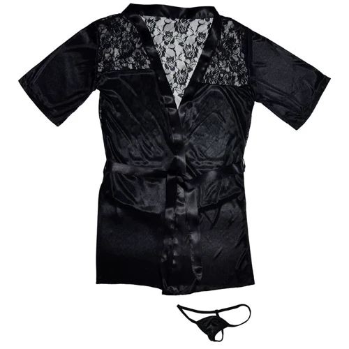 Халат NDS 1125-5 Black S/M (8736)