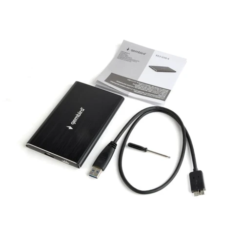 Аксессуар для накопителя Gembird (EE2-U3S-4) Black фото 2