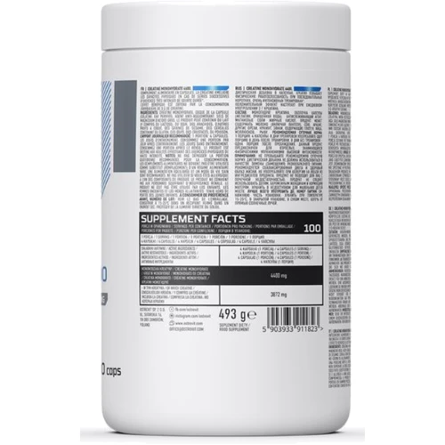 Креатин OstroVit Creatine Monohydrate 400 caps / 100 servings: Пол Унисекс
