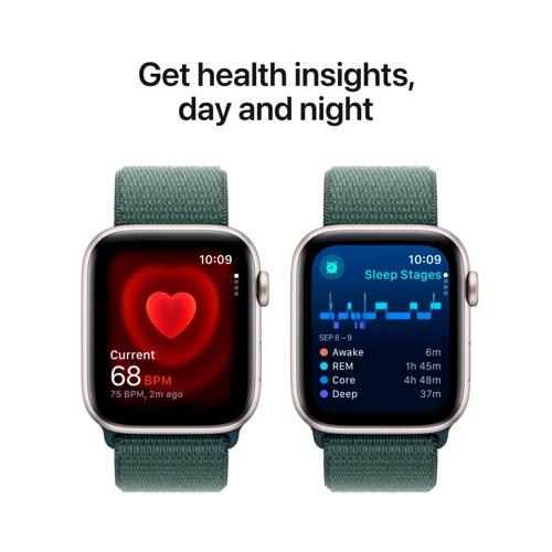 Apple Watch SE 2 2024 40mm GPS Starlight Aluminum Case with Lake Green Sport Loop (MXEH3QH/A) UA: Встроенная память 32 ГБ