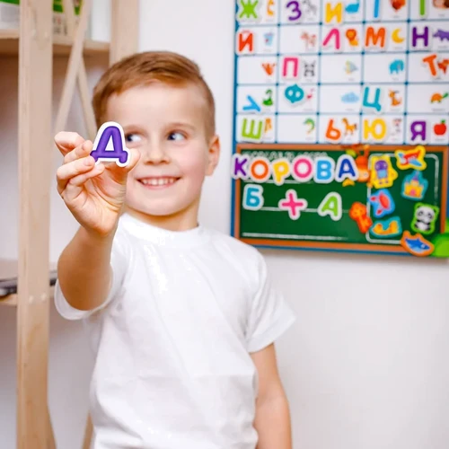 Навчальний набір Vladi Toys Магнітний алфавіт (укр) (VT5555-05)