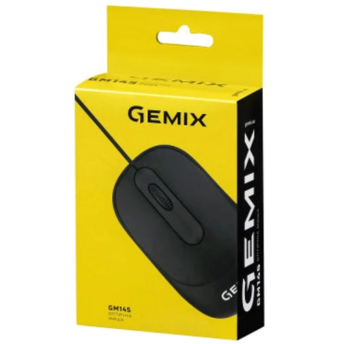 Мышь Gemix GM145 USB Black (GM145Bk): Количество кнопок 3