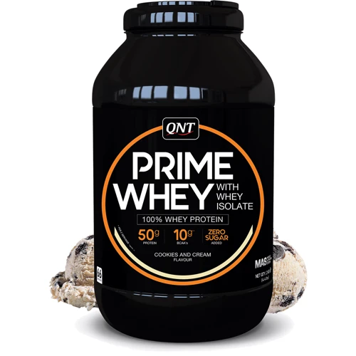 Протеин QNT Prime Whey 908 g /30 servings/ Cookies & cream