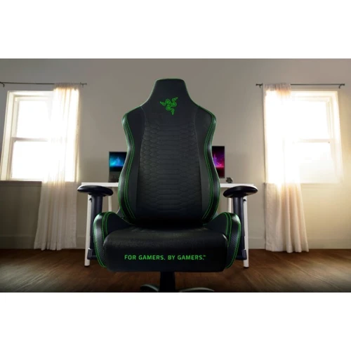 Кресло для геймеров Razer Iskur X, green (RZ38-02840100-R3G1): Регулировки Угол наклона подлокотников, Жесткость качания, Высота подлокотников, Высота сиденья, Угол наклона сп