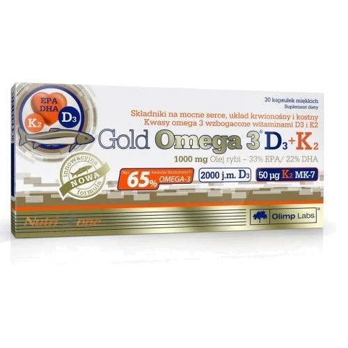 Olimp Gold Omega 3 D3 + K2 30 caps