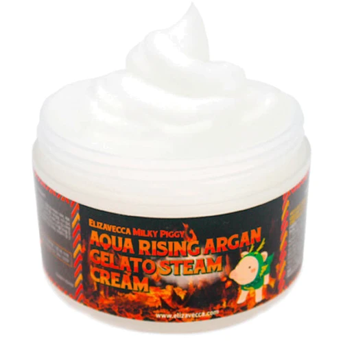 Elizavecca Milky Piggy Aqua Rising Argan Gelato Steam Cream Паровой увлажняющий крем 100 ml