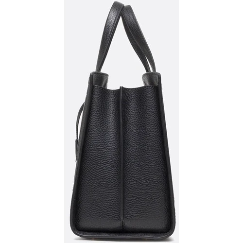 Женская сумка тоут Michael Kors MD SATCHEL черная (30F2G7CS2T001): Материал Натуральная кожа