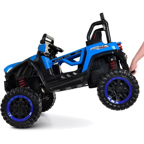 Детский электромобиль Джип Bambi Racer, синий (M 3804EBLR-4): Вес, кг 27