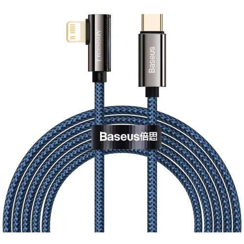 Кабель Baseus Cable USB-C to Lightning Legend Elbow 20W 2m Blue (CACS000303)