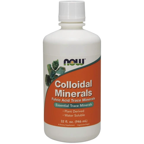 NOW Foods Colloidal Minerals Liquid 946 ml /32 servings/ Pure
