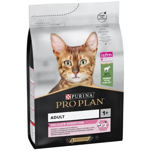 Сухой корм Pro Plan Delicate для взрослых кошек со вкусом ягненка 3 кг (7613035846708): Основные ингредиенты Ягненок