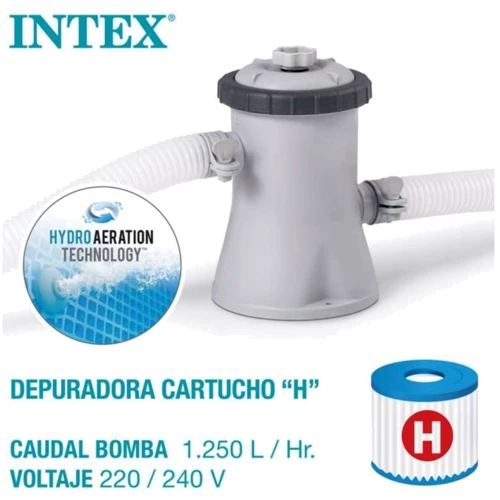 Intex Басейн наливний 28118, 305х61см, об`єм=3077 л, з фільтр-насосом (1250 л/год)  фото 7