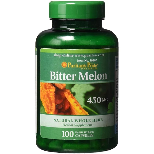 Puritan's Pride Bitter Melon 450 mg-100 Capsules