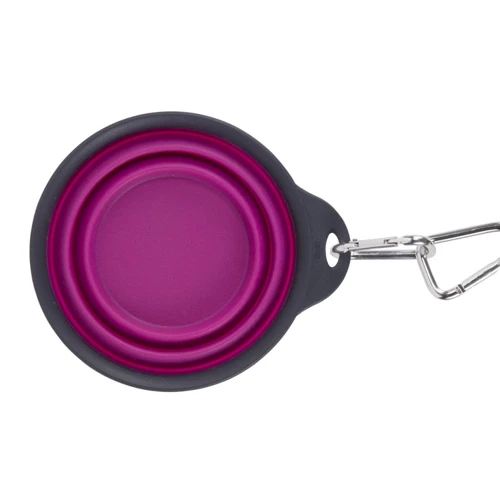 Дорожная складная миска Dexas Тревел Cup Carabiner с карабином маленькая 240 мл Фиолетовый (PW2004322405): Страна производитель Китай