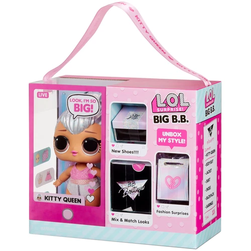 Игровой набор с мега-куклой L.O.L. SURPRISE! серии Big B.B.Doll Королева Китти (573074) фото 9