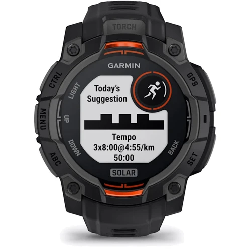 Смарт-часы Garmin Instinct 3 Solar 45mm Black with Black Band (010-02934-00) фото 16