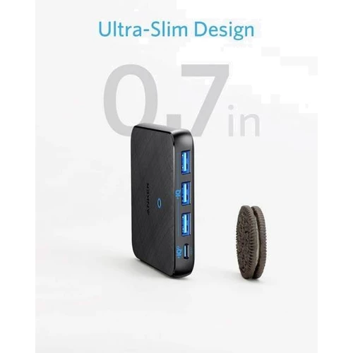 Зарядное устройство ANKER Wall Charger 3xUSB+USB-C PowerPort Atom III Slim 4 PowerIQ3.0 65W Black (A2045G11): Тип сетевое