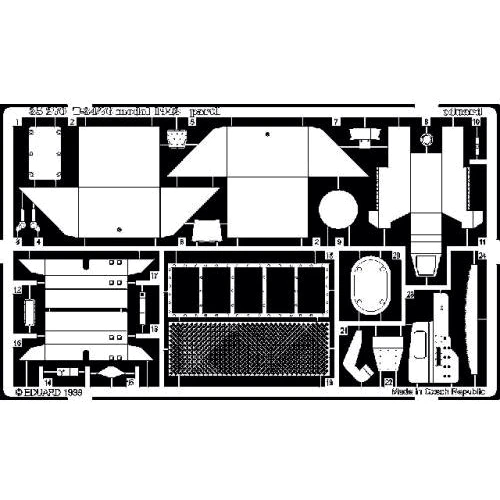 Набір фототравлення Eduard 1/35 T-34/76 1942 EDU-35270
