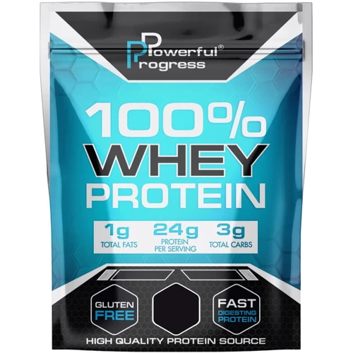 Протеин Powerful Progress 100% Whey Protein 2000 g /62 servings/ Strawberry