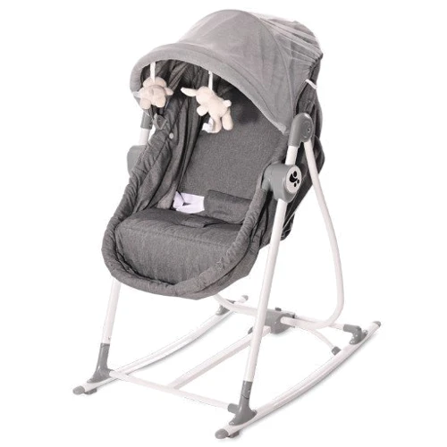 Кроватка-качели 3в1 Lorelli ALICANTE (grey)