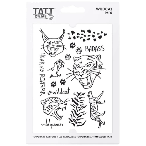 Временные тату TATTon.me Wildcat Mix (TMWildcat): Производитель TATTon.me