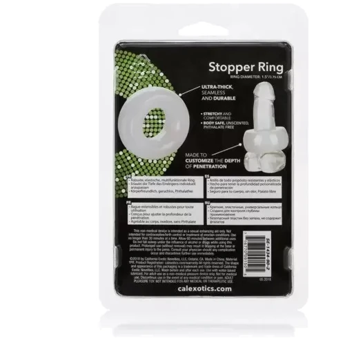Эрекционное кольцо-ограничитель California Exotic Novelties - Stopper Ring