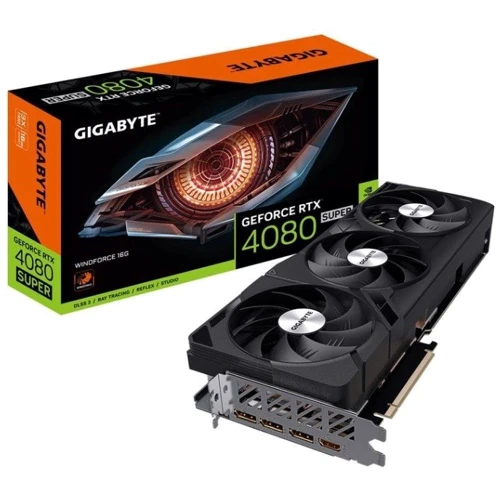 Видеокарта GIGABYTE GeForce RTX 4080 SUPER WINDFORCE 16G (GV-N408SWF3-16GD) UA: Форм-фактор Стандартная